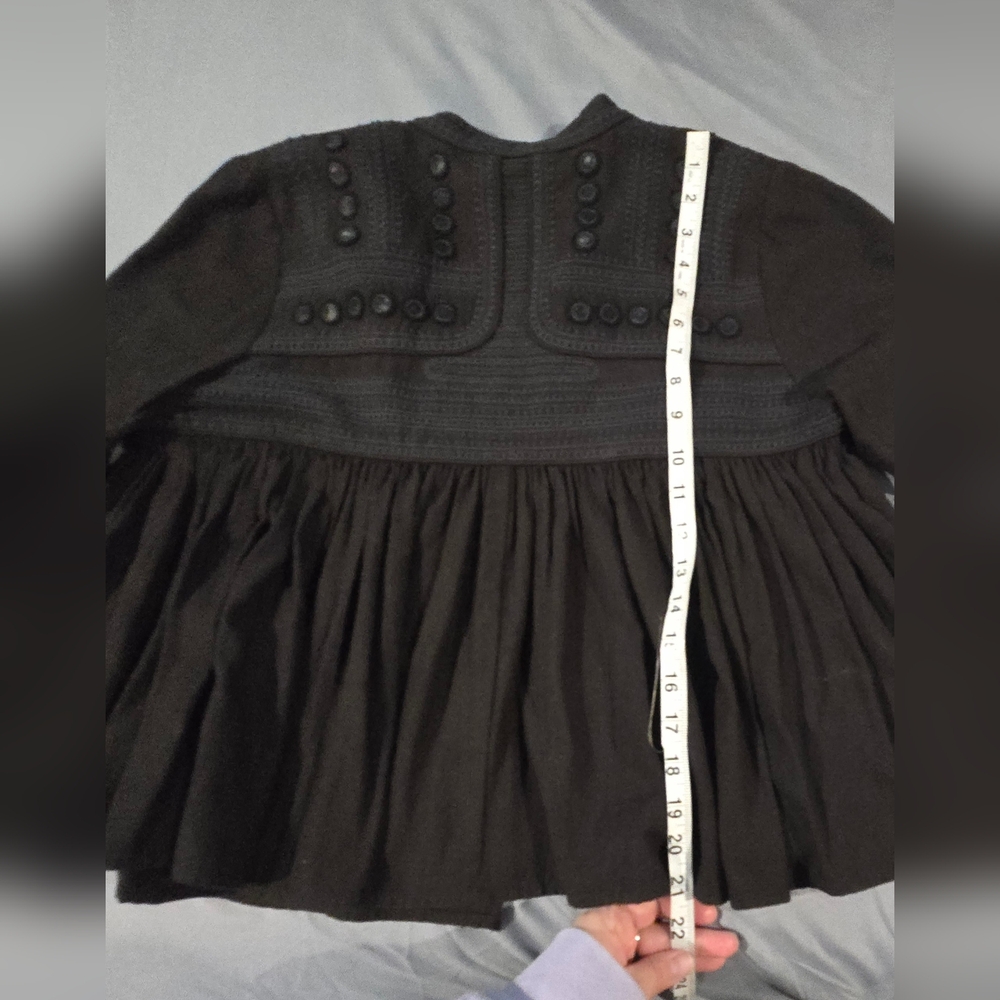 Ulla Johnson Indian Inspired Sunita Jacket with Pleats and Embroidery. Size  med - Picture 6 of 12